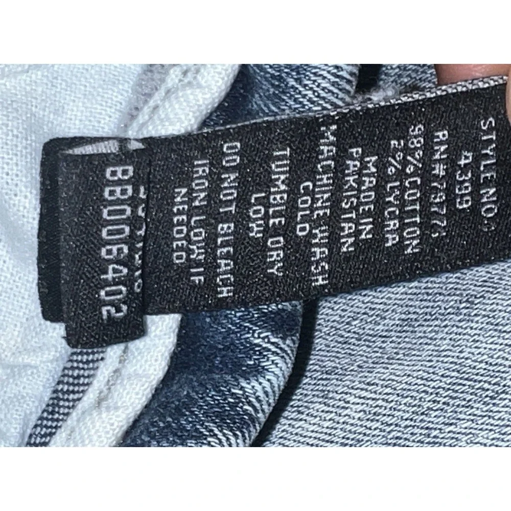 Jordan Craig Travis Patchwork Shorts Mens 36 Blue Denim Distressed Wash Y2K Like